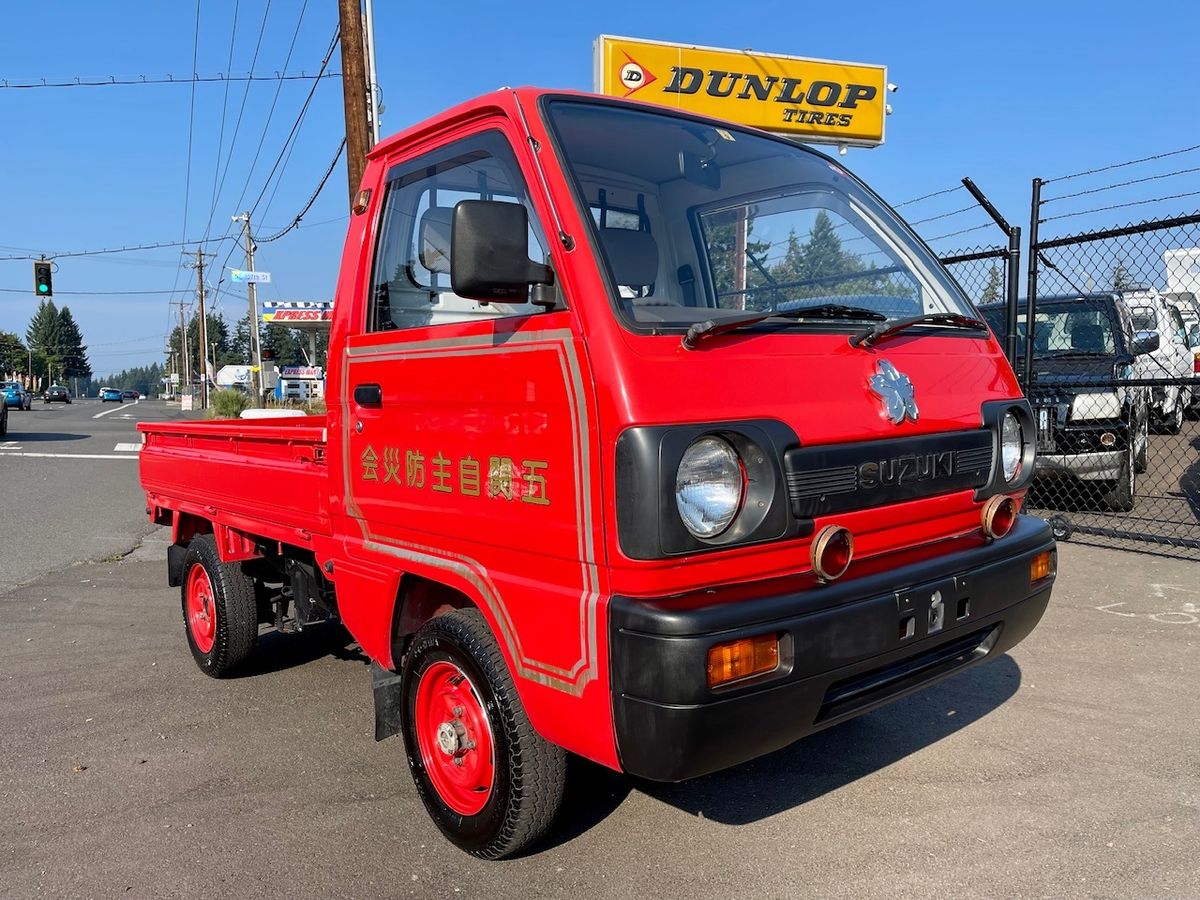 1990 Suzuki Carry Fire 4WD, 2Hi-4Hi,4Lo, 4MT, Like New!